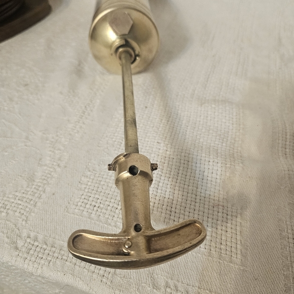 Antique Pyrene Brass Handpump Boat Auto Fire Extinguisher 13" Beautiful! - Picture 5 of 8